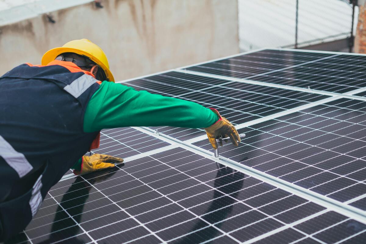 Colocación de panel solar Mar del Plata